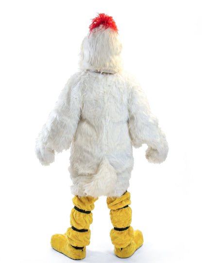 Kostum maskote bele race za odrasle