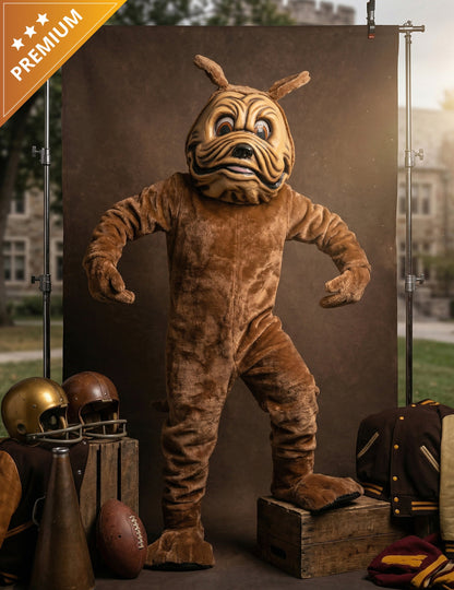 Kostum maskote rjavega psa za odrasle