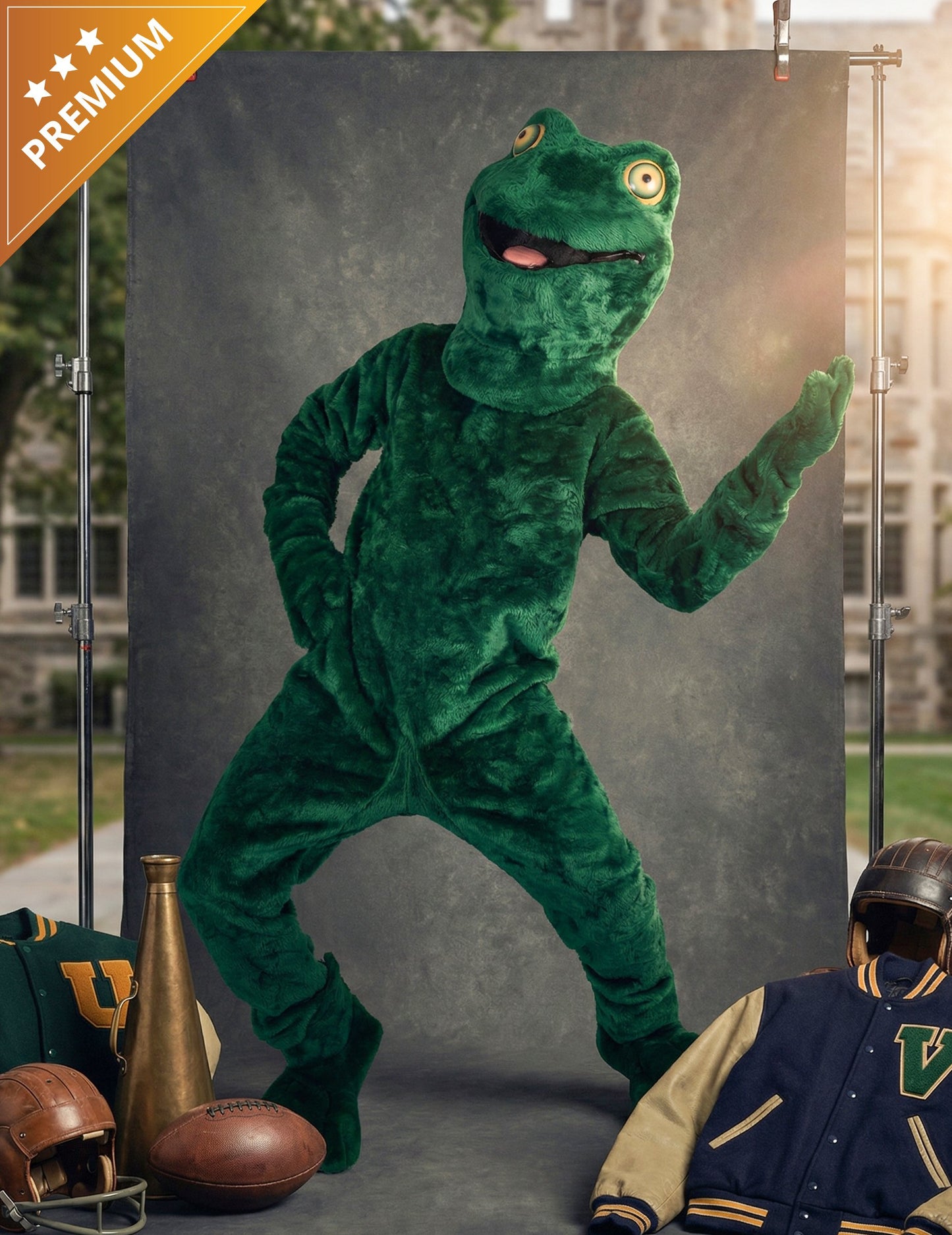 Kostum maskote odrasle žabe