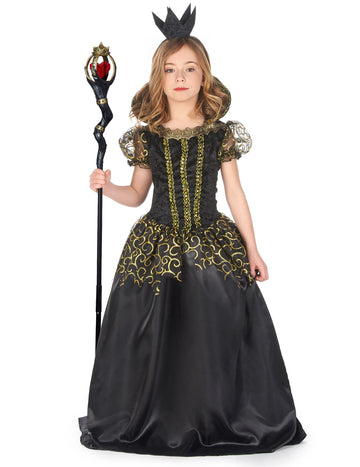 Grdo črno dekle kostumsko dekle