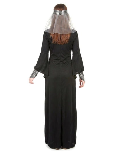 Déguisement Médiéval noir Femme