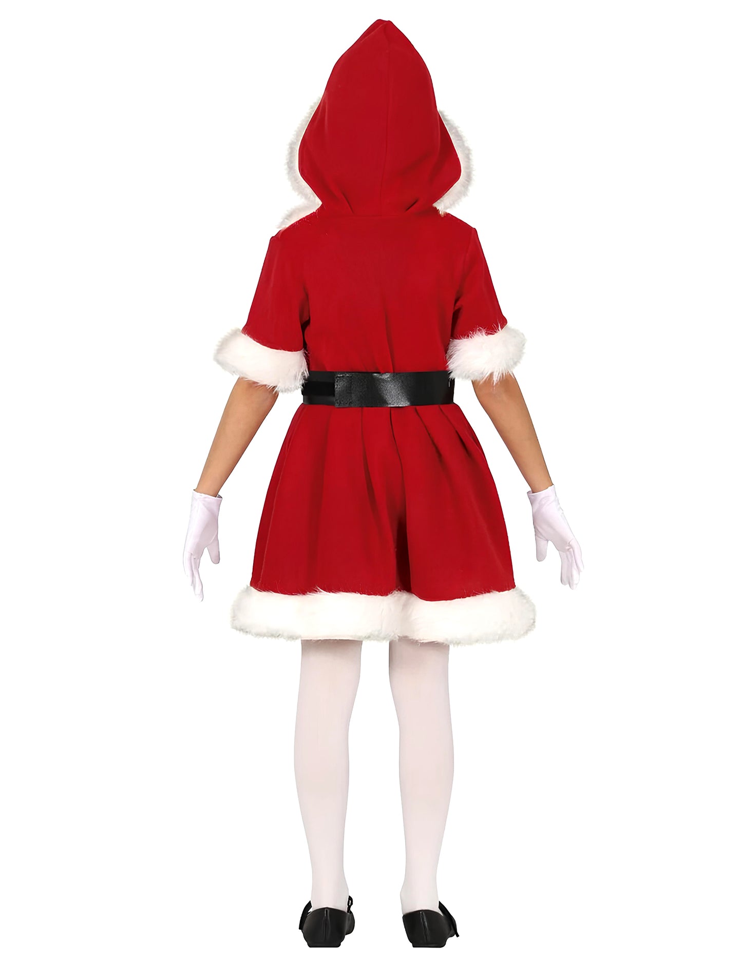 Božični kostum matere s kapuco za deklice