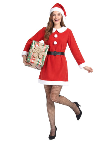 Mati božični kostum Pompons Woman