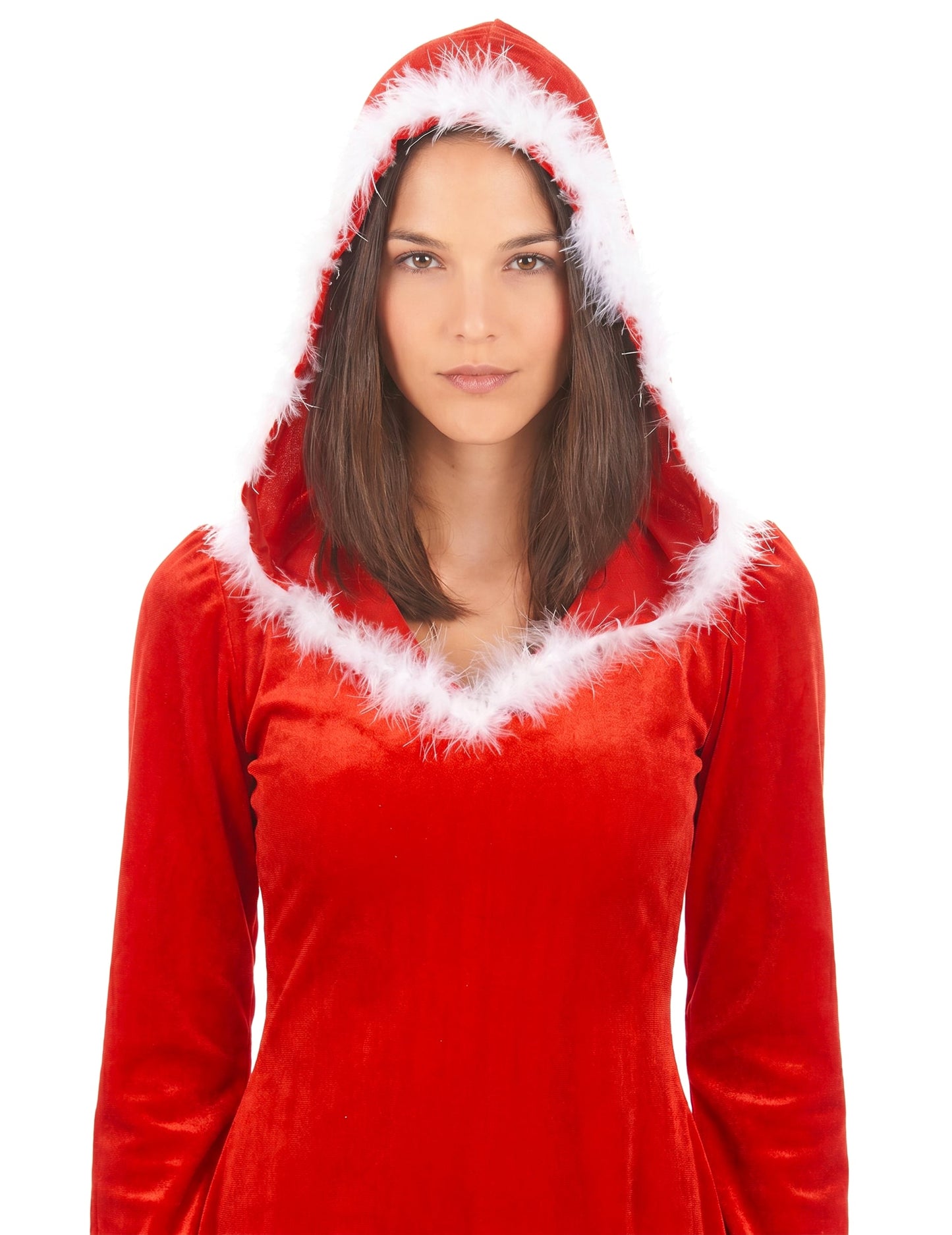 Déguisement Mère Noël sexy manches longues femme