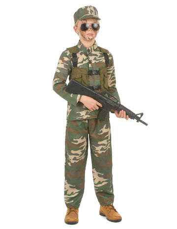 Vojaški kostum Green Boy