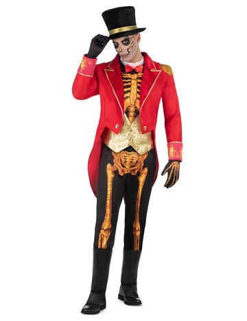 Kostum gospod zvest skeletni človek