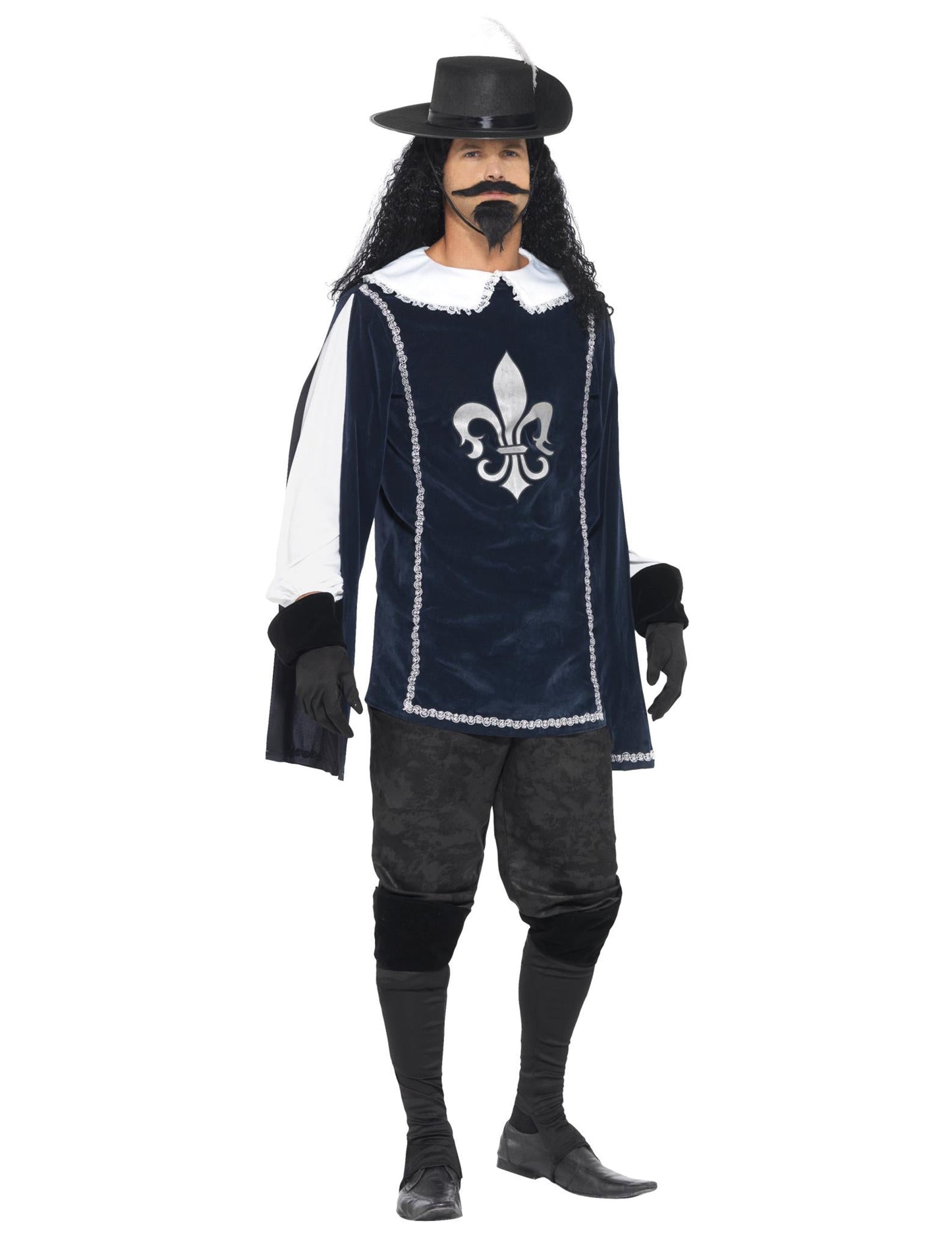 Moška mornarska modra musketa prikrita