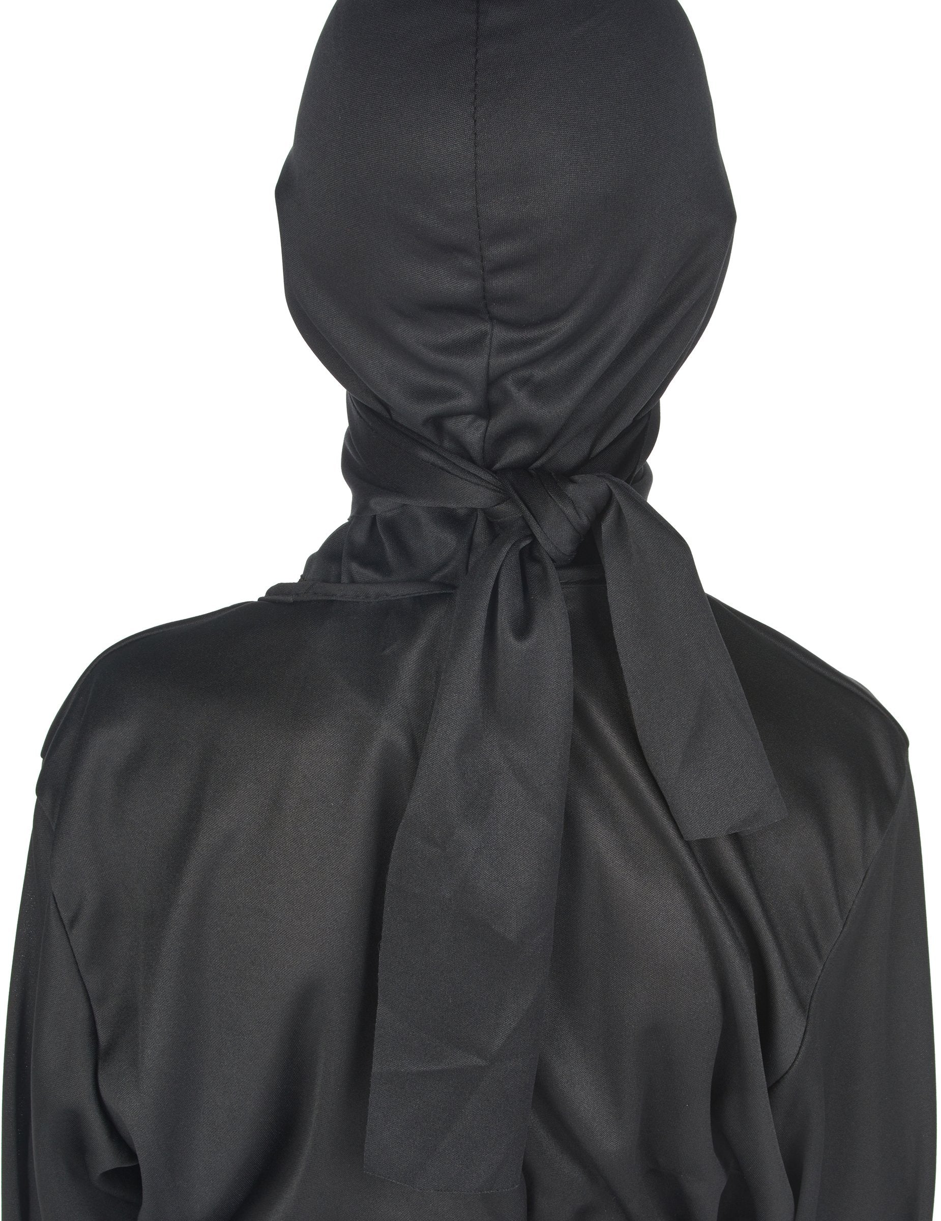 Zadnji pogled na kapuco kostuma ninja komandosa