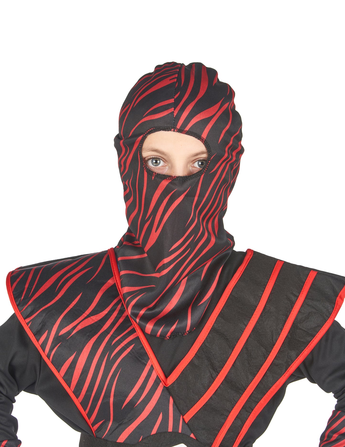 Rdeči fauve fant ninja kostum