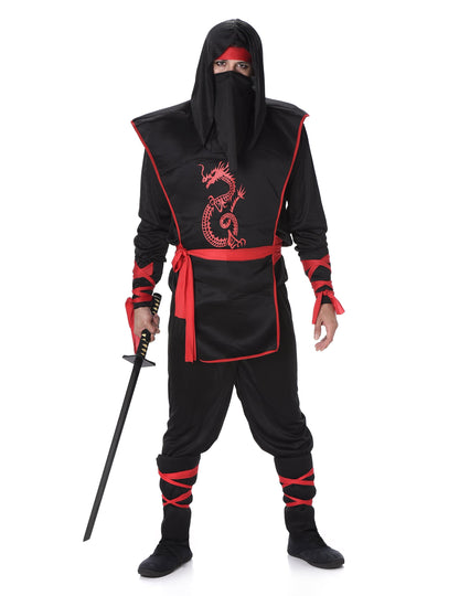 Preobleka črna in rdeča ninja