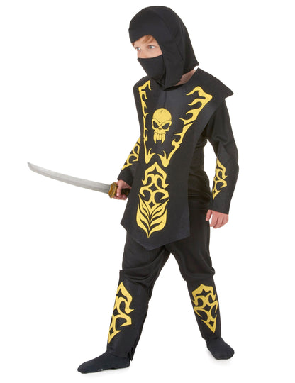 Rumeni fant rumeni ninja kostum