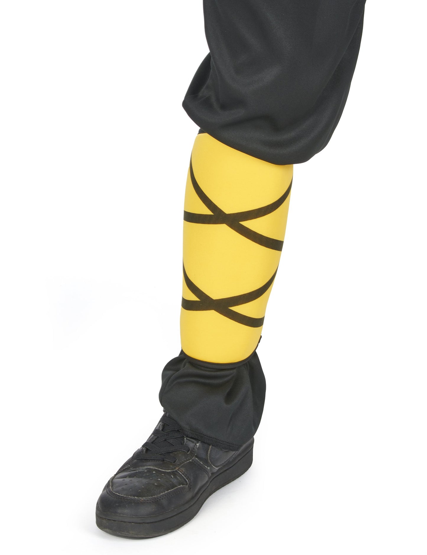 Črni in rumeni fant ninja kostum