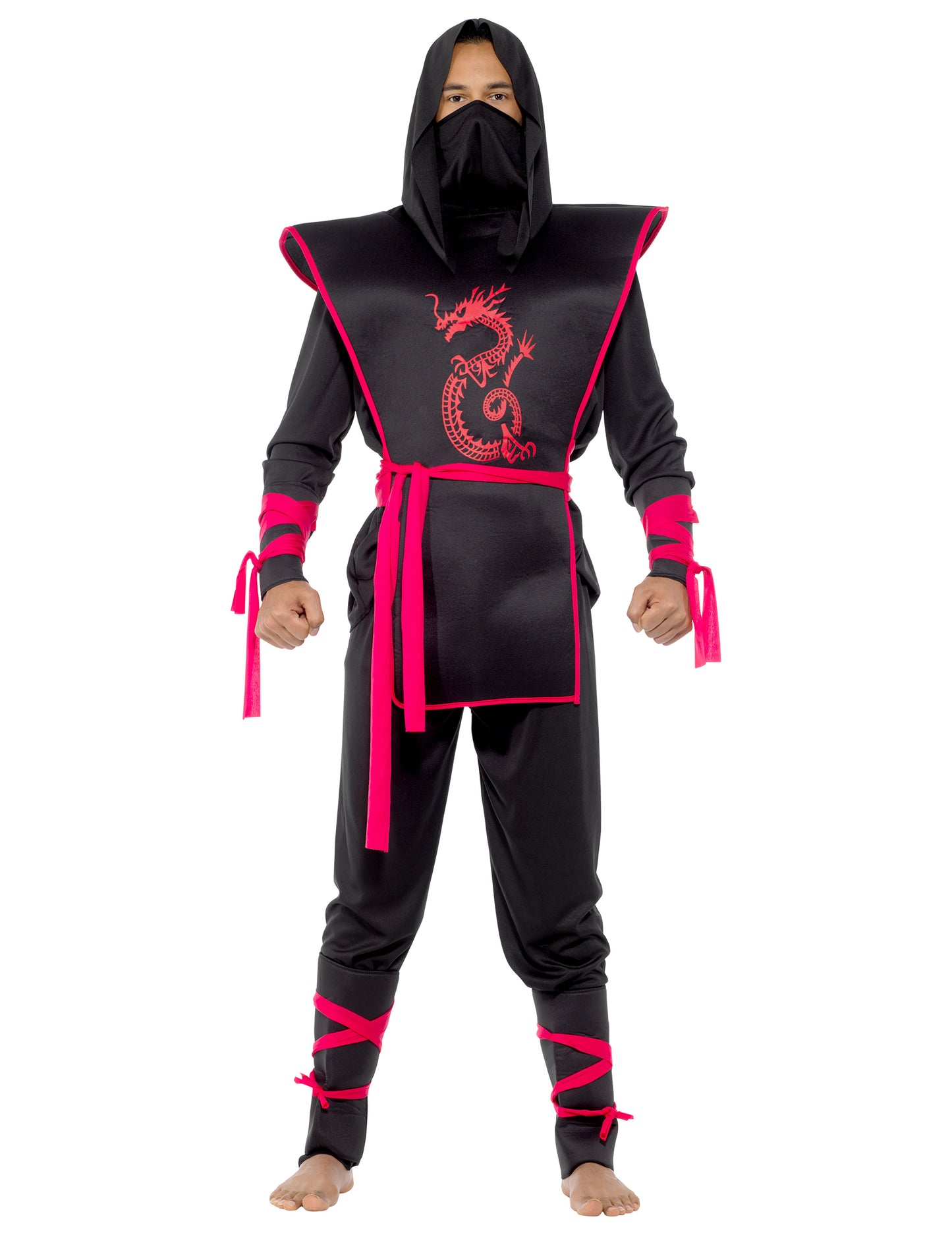Preobleka črna in rdeča ninja