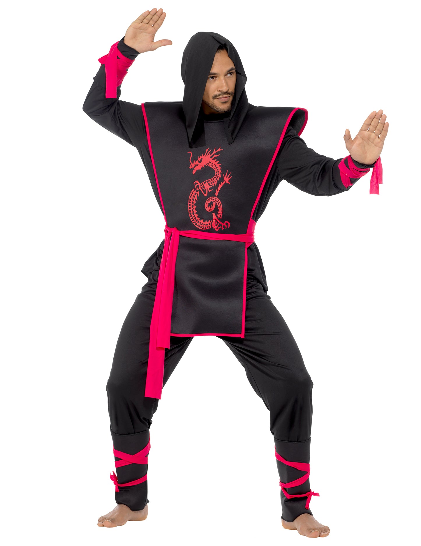 Preobleka črna in rdeča ninja