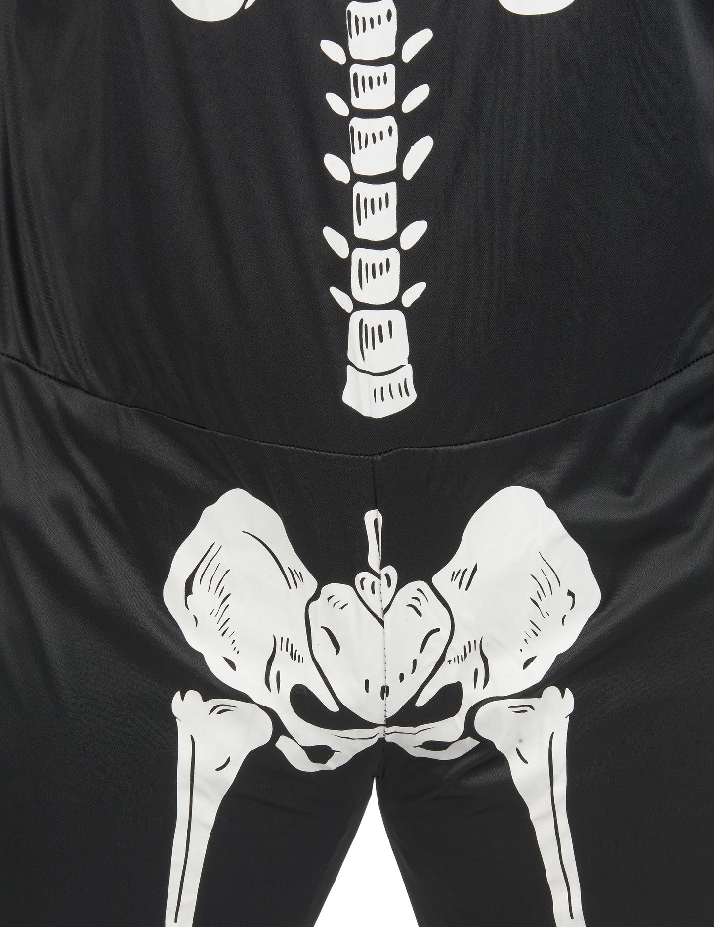 Črno okostje črno preobleko Halloween