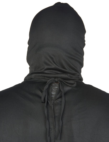 Črno okostje črno preobleko Halloween