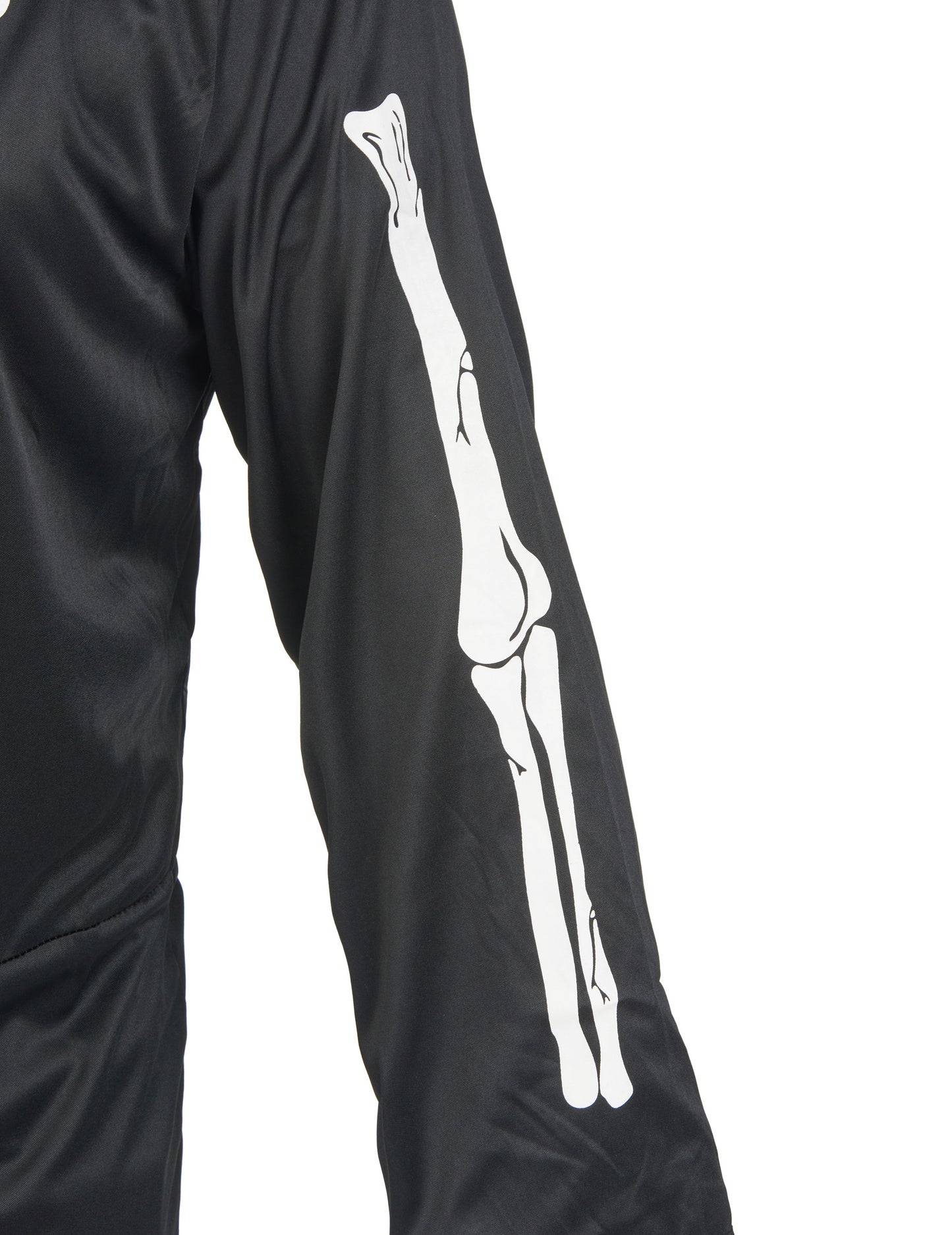 Črno okostje črno preobleko Halloween