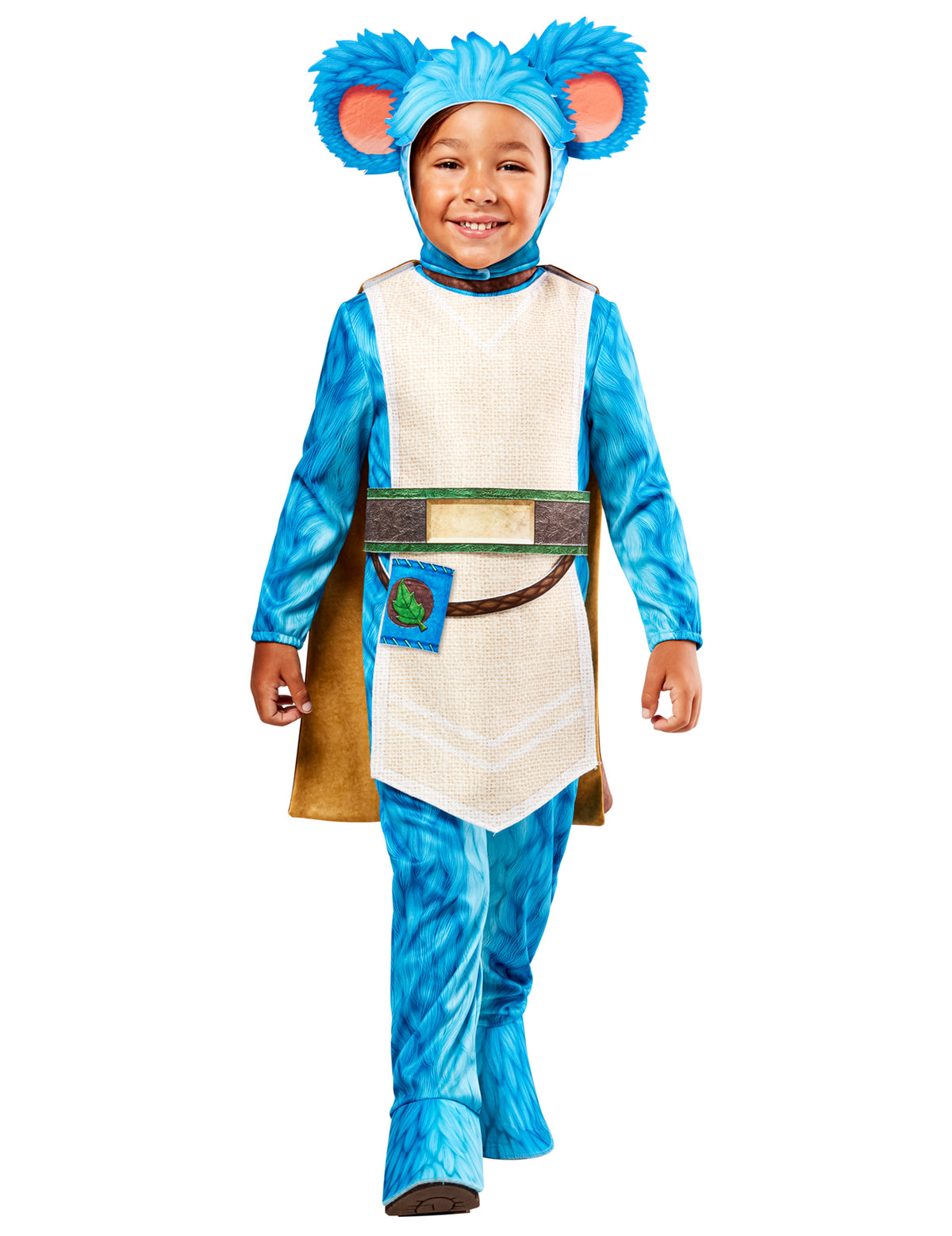 Déguisement Nubs Young Jedi Star Wars pour enfant bleu et beige avec cape