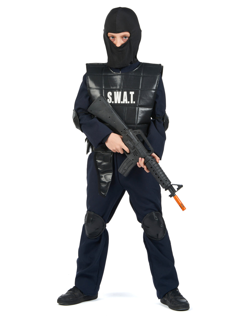 Déguisement officier du SWAT pour enfant noir