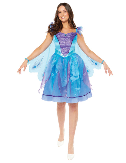 Eleganten pavov kostum za ženske