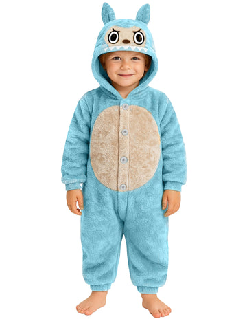 Otroški plišasti kostum modre pošasti 