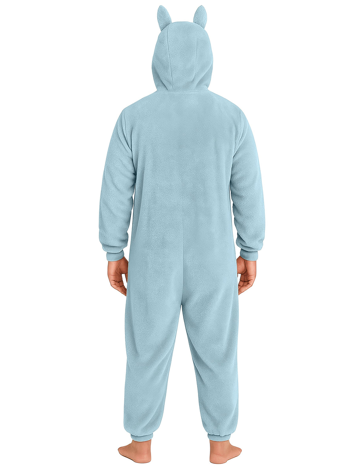 Vue de dos du déguisement peluche monstre