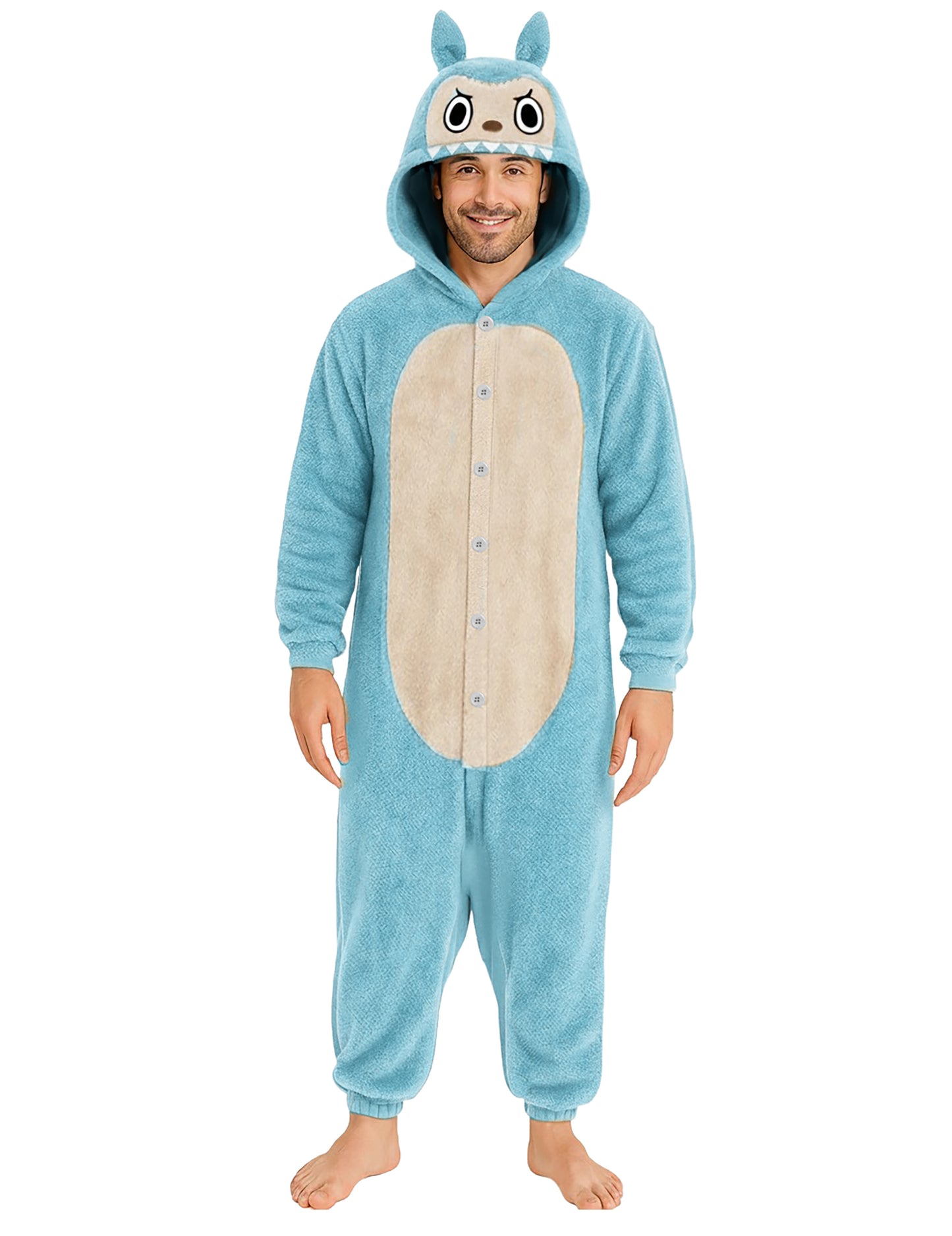 Kostum iz pliša modri pošasti za moške 