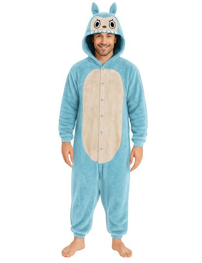 Kostum iz pliša modri pošasti za moške 