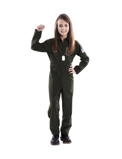 Otroški kostum pilota vojaškega letala 