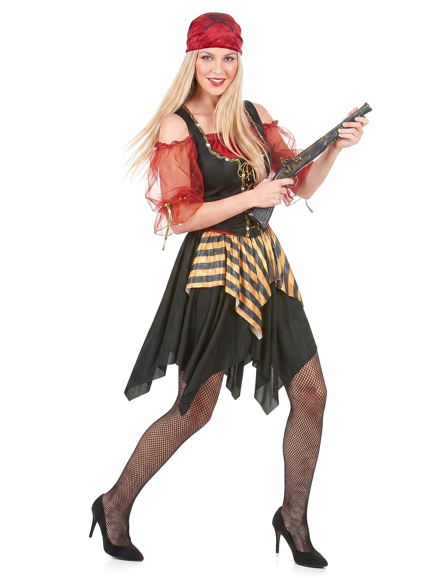Piratska preobleka z žensko til