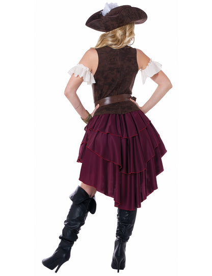 Zadnja slika kostuma piratke za ženske