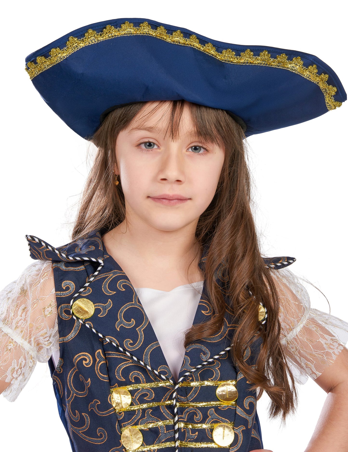 Temno modra gusarska preobleka