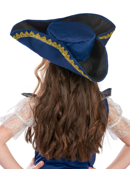 Temno modra gusarska preobleka