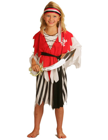 Kostum piratskega dekleta