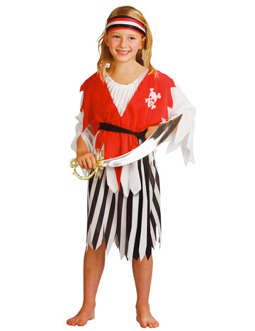 Kostum piratskega dekleta