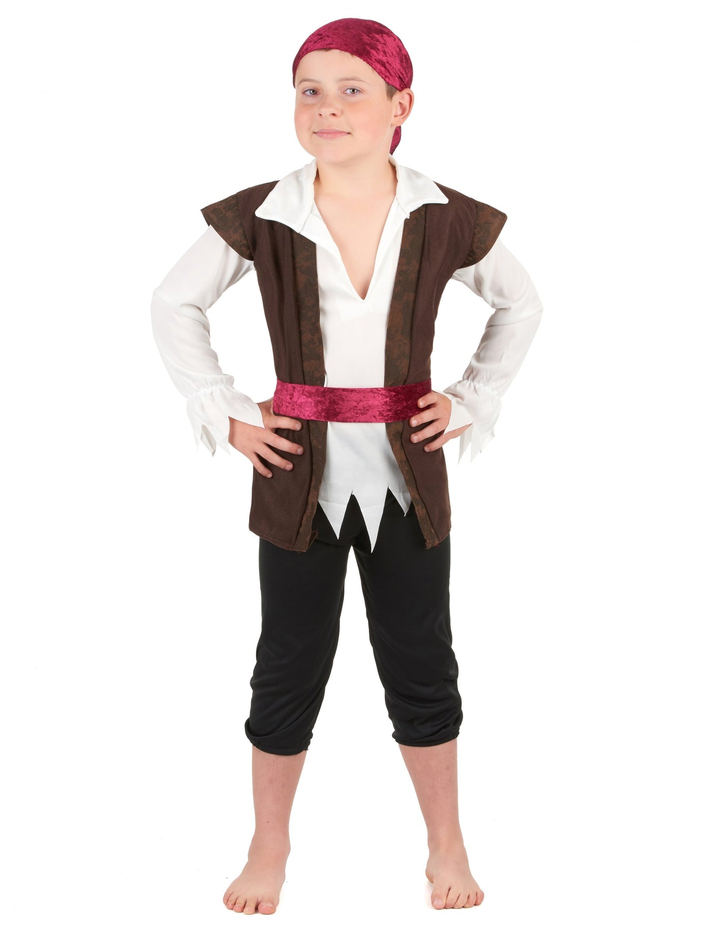 Pirate Boy Costume z Bandano