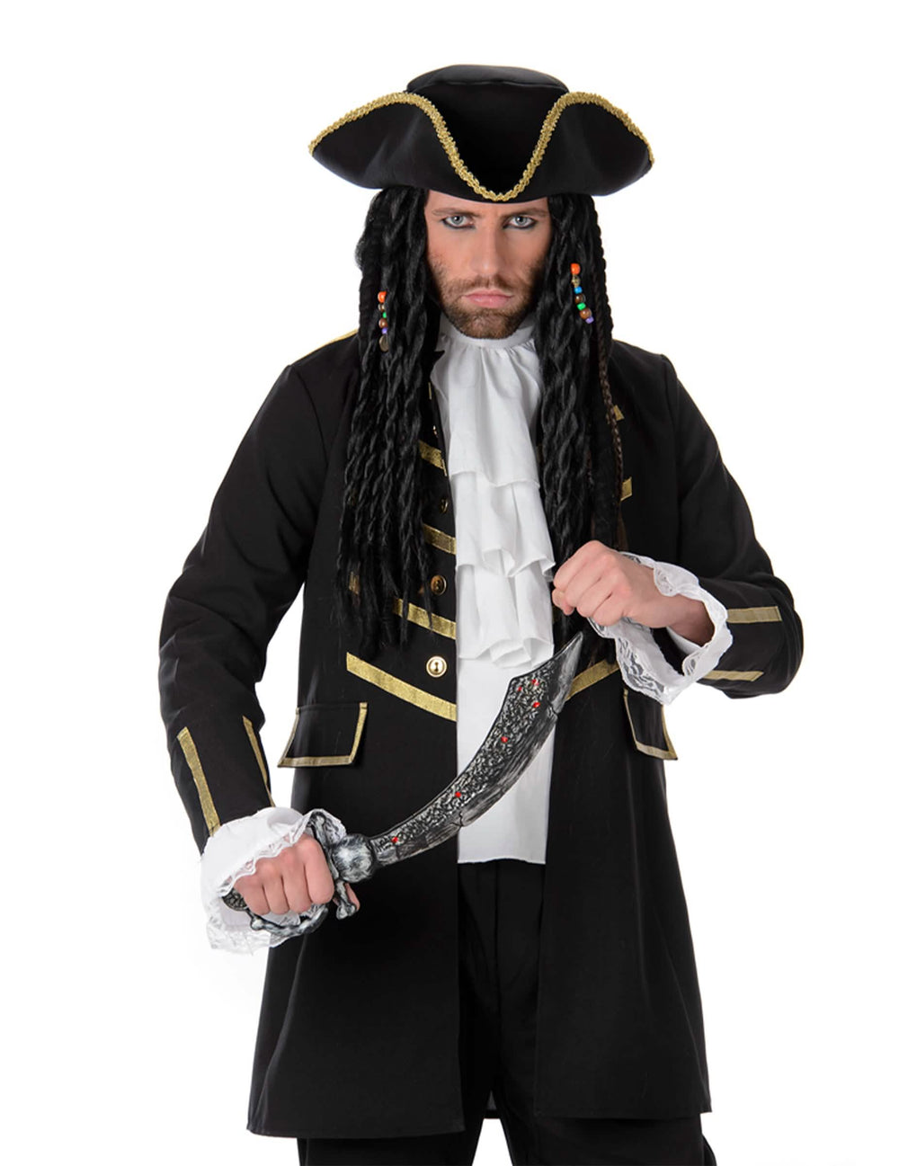 Prikaz sablje piratskega kostuma