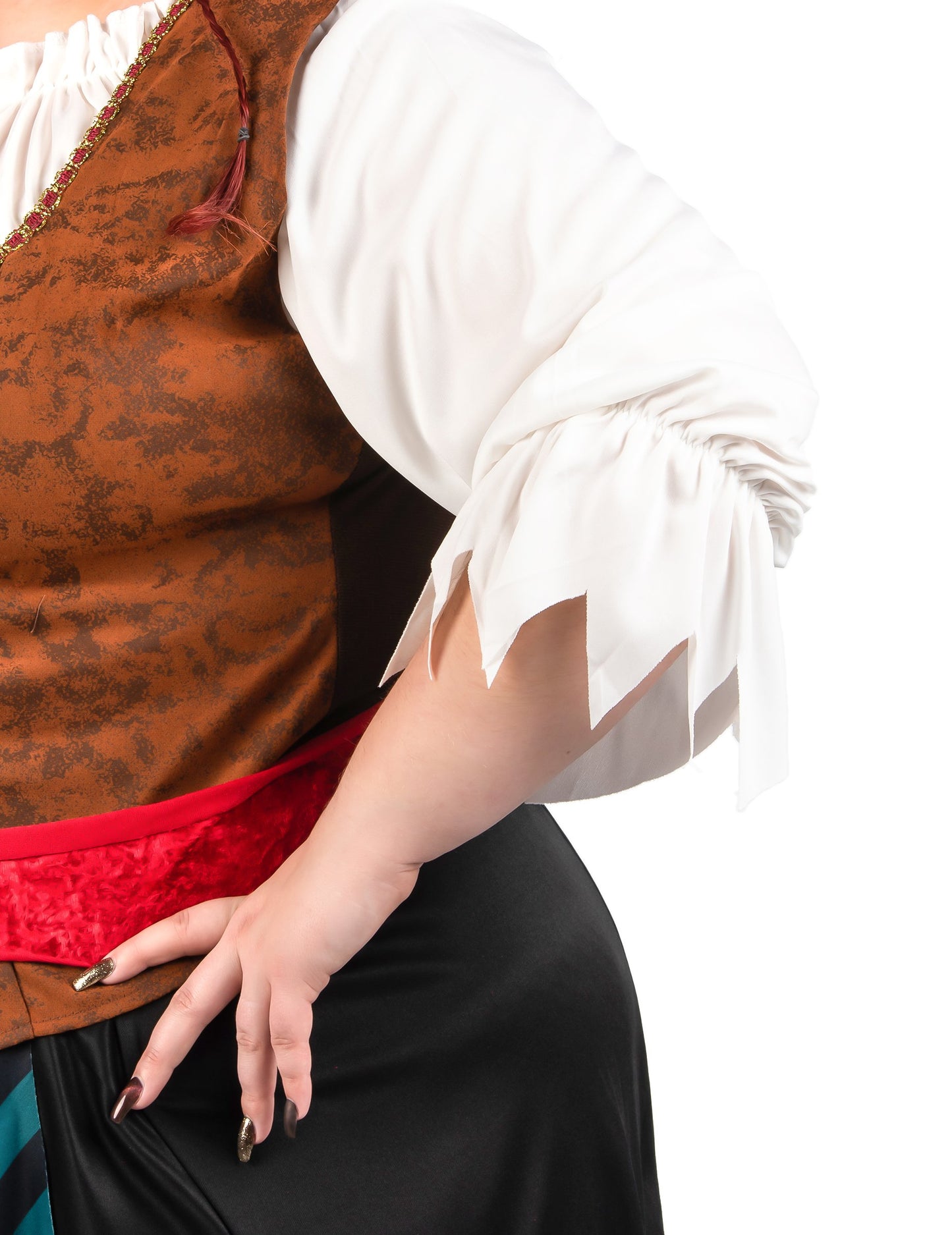 Modri ​​in črno črtasti gusarski preobleki velike velikosti