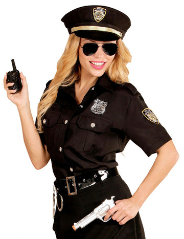 Črna policijska kostumova ženska