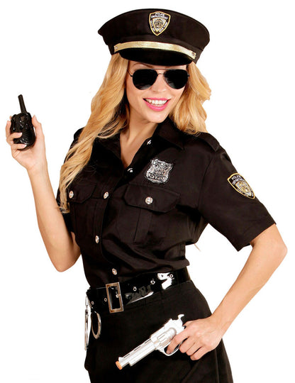Črna policijska kostumova ženska