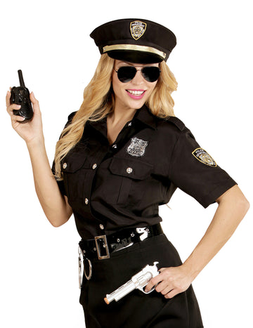 Črna policijska kostumova ženska