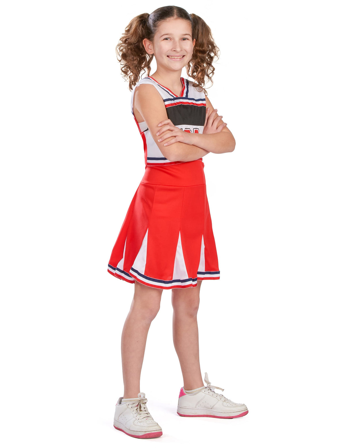 Vue de profil du déguisement pompom girl USA