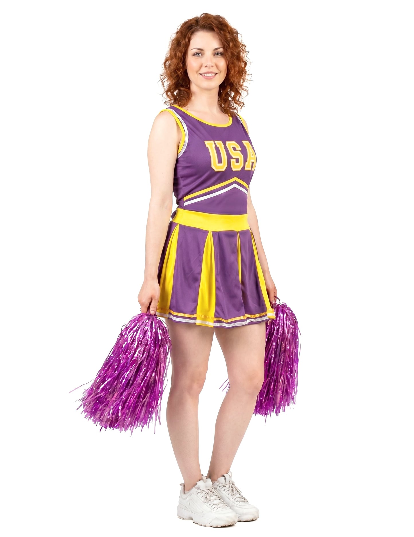 Pompom Girl USA Violet in Yellow Woman kostum