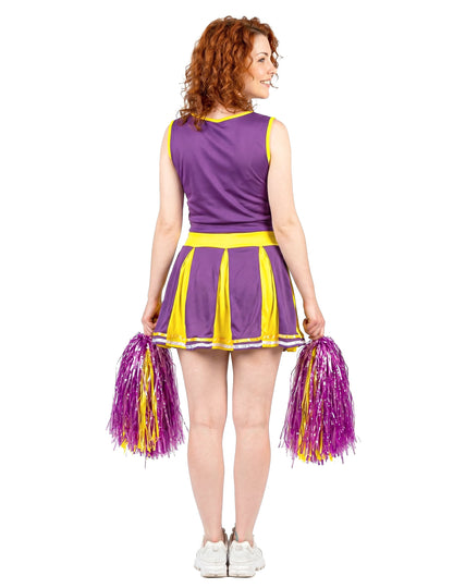 Pompom Girl USA Violet in Yellow Woman kostum