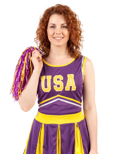 Pompom Girl USA Violet in Yellow Woman kostum