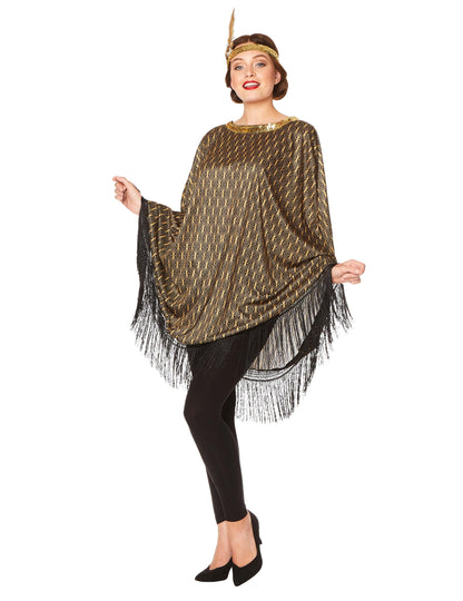 Poncho preobleče Charleston Golden Women