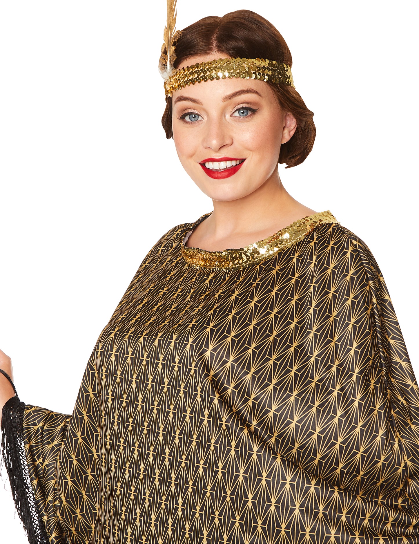 Poncho preobleče Charleston Golden Women