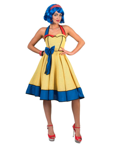 Pop art kostum za ženske