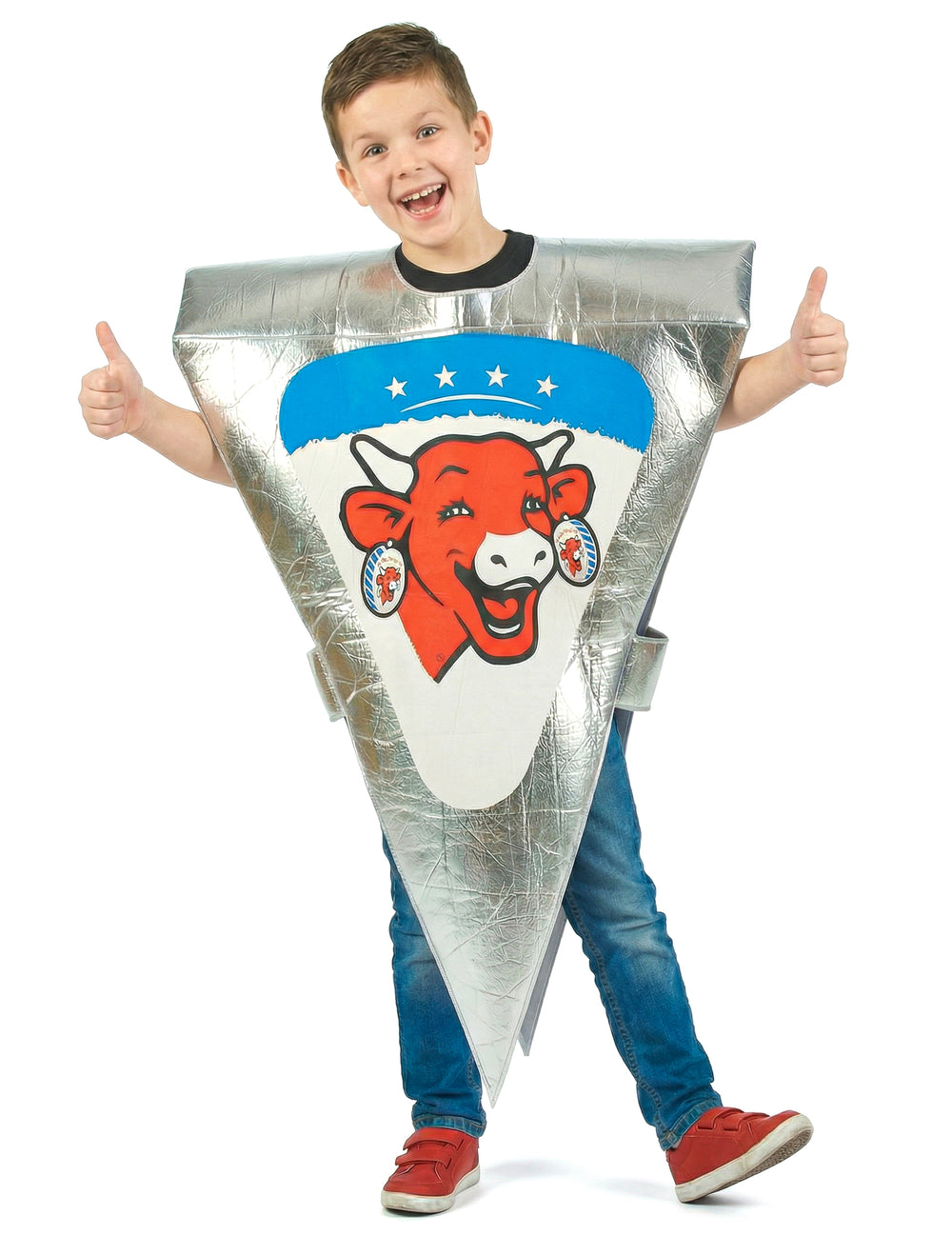 Vue d'ensemble du déguisement portion de Vache qui rit