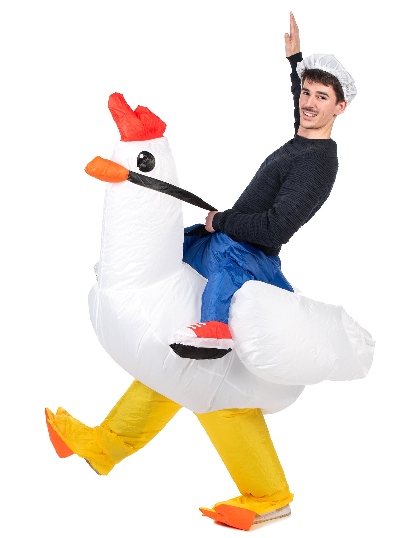 Odrasli napihljivi piščančji kostum